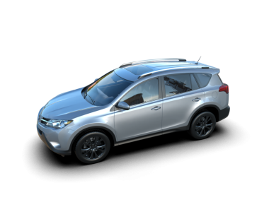 Beyaz arka planda bir araba. 3 Boyutlu Hazırlama