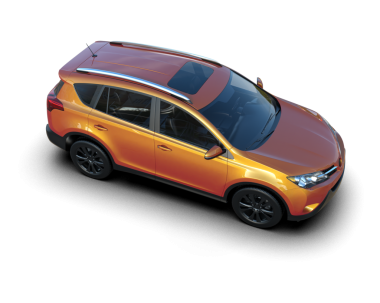 Modern SUV beyaz arka planda izole edildi. 3d illüstrasyon