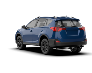 Mavi sırtı olan bir cip.