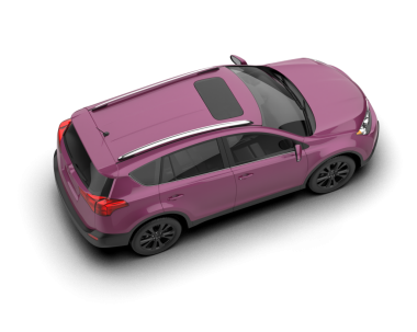 Stüdyo ortamında daha az genel bir konsept otomobilin beyaz üzerine izole edilmiş hali.