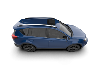 Araba arka planda izole. 3d illüstrasyon - resim