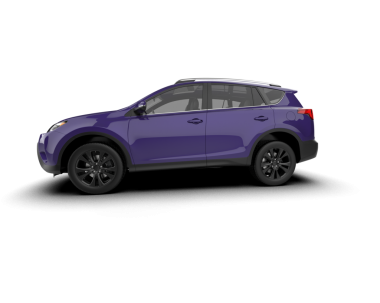 Beyaz arka planda bir araba. Araba, ön manzara.