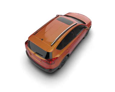 Siyah arka planda modern araba