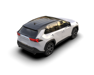 Araba siyah arka planda izole edilmiş. kırpma yolu