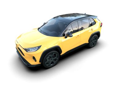 kompakt kompakt şehir arabası. Siyah arkaplanda izole.