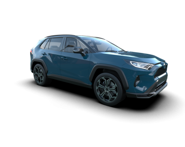 Siyah arka planda modern bir cip arabası. 3d oluşturma.