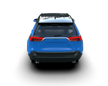 Modern araba arka planda izole edilmiş. 3d oluşturma