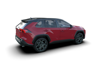 Modern araba arka planda izole edilmiş. 3D görüntüleme - illüstrasyon