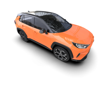 kompakt kompakt araba beyaz arkaplan üzerinde izole.