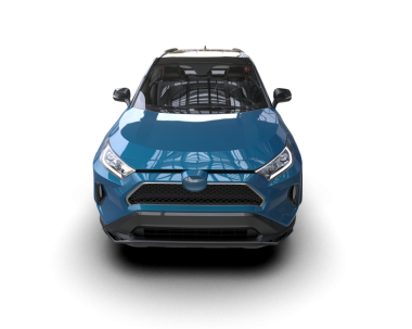 Beyaz arka planda modern bir araba. 3d oluşturma.