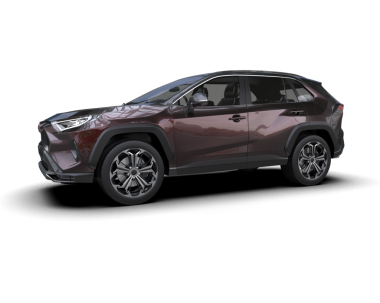 Modern araba beyaz üzerine. 3d oluşturma