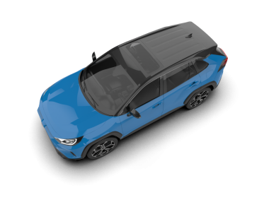 Beyaz arka planda izole edilmiş lüks bir arabanın 3 boyutlu görüntüsü