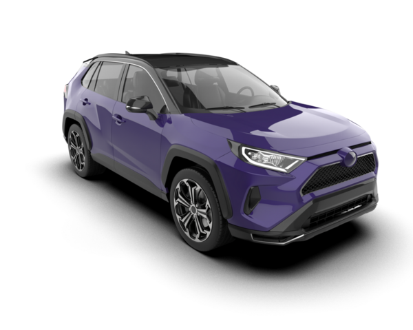 modern suv. Modern spor araba. 3 d