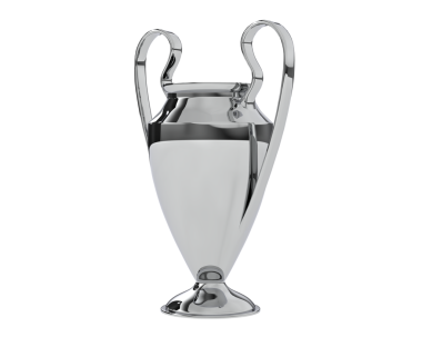 soccer football cup isolated on white background