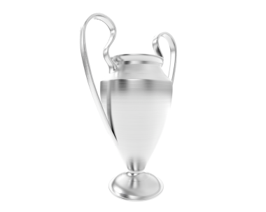 soccer cup on white background