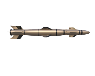 rocket isolated on black background 3 d rendering