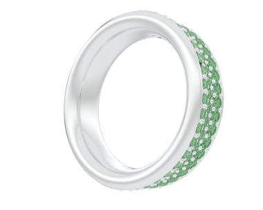 Beyaz arka plan üzerinde izole yüzük