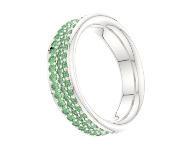 Alyanslar beyaz arka planda izole edilmiş. 3d oluşturma