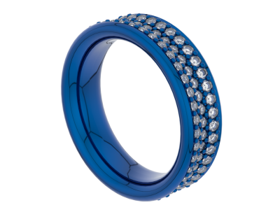 elmaslı mavi yüzük.