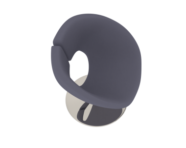 3 d render of wireless headphones. isolated over white background.