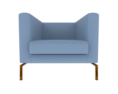 3 d illustration of a sofa with a white background
