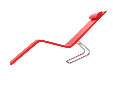 red spiral arrow isolated on white. 3 d rendering