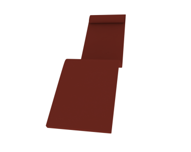 3 d render of a red leather