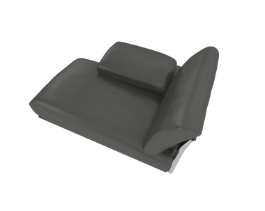 leather bag isolated on a white background. 3 d illustration