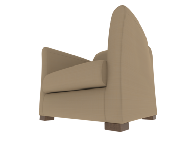 armchair, furniture isolated on white background.