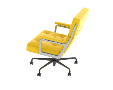 armchair on a white background. 3 d illustration