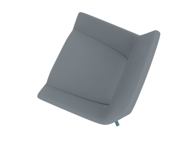 3 d rendering of a brand bed isolated in a white background.