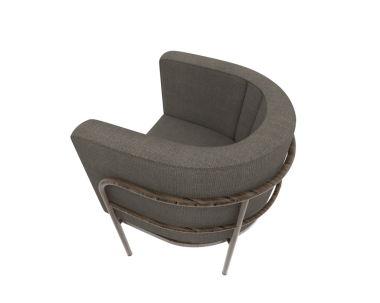 Modern kanepe beyaz arka planda izole edilmiş.