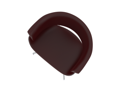 Kırmızı kalpli çikolatalı pasta.