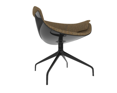 office chair isolated on white background. 3 d rendered.