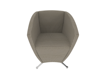 armchair for a comfortable armchair isolated on a white background