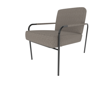 3 d illustration of chair on white background