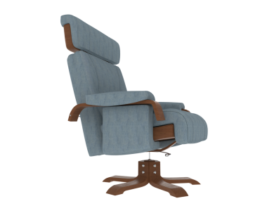 siyah arka plan üzerine izole sandalye