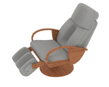 beyaz arkaplanda araba koltuğu