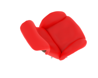 Beyaz arka plan üzerinde izole kırmızı kalp şekli