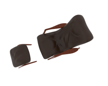 Kahverengi deri ayakkabılar beyaz arka planda izole edilmiş