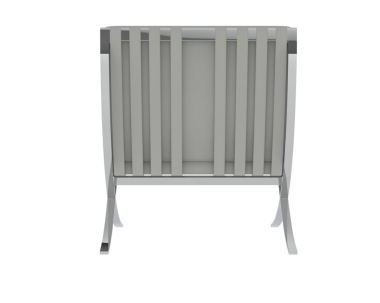 3 boyutlu bir sandalye.