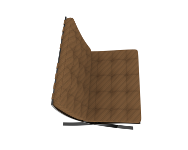 abstract 3 d render of metal isolated on black background