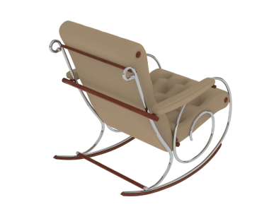 3 d render of a baby bed