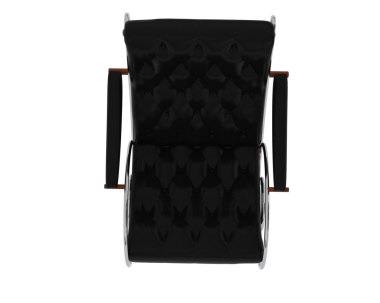 3 d render. black leather texture