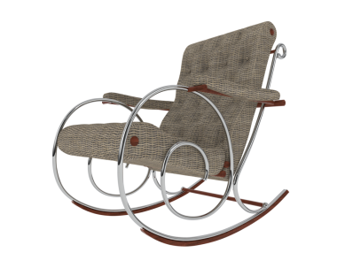 Bir koltuğun 3 boyutlu görüntüsü