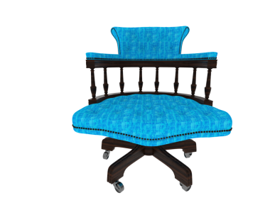 3 boyutlu bir sandalye.