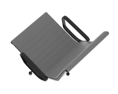 black folder isolated 3 d illustration