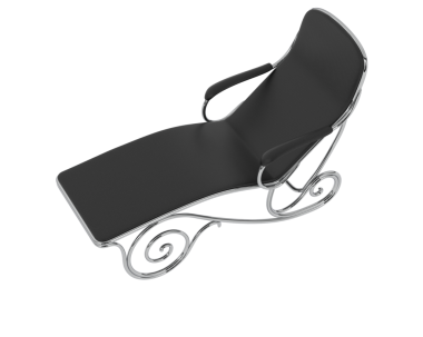 Beyaz arka planda metal zincir. 3d oluşturma