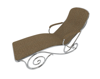 3 boyutlu bir sandalye.