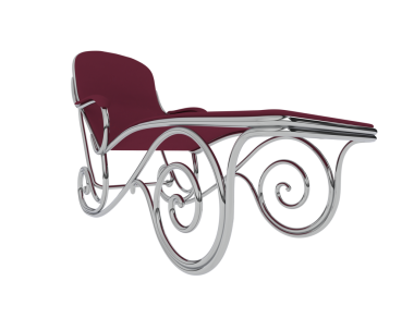 Beyaz bir arka plan üzerinde izole sandalye